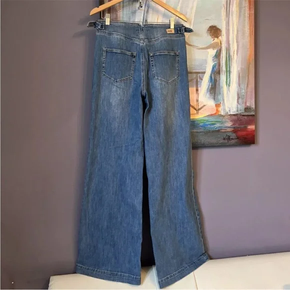 Paige Vintage Sutton Vesper Sz 30 Womens Jeans Wide Long Leg *Rare*💖 - Picture 4 of 16